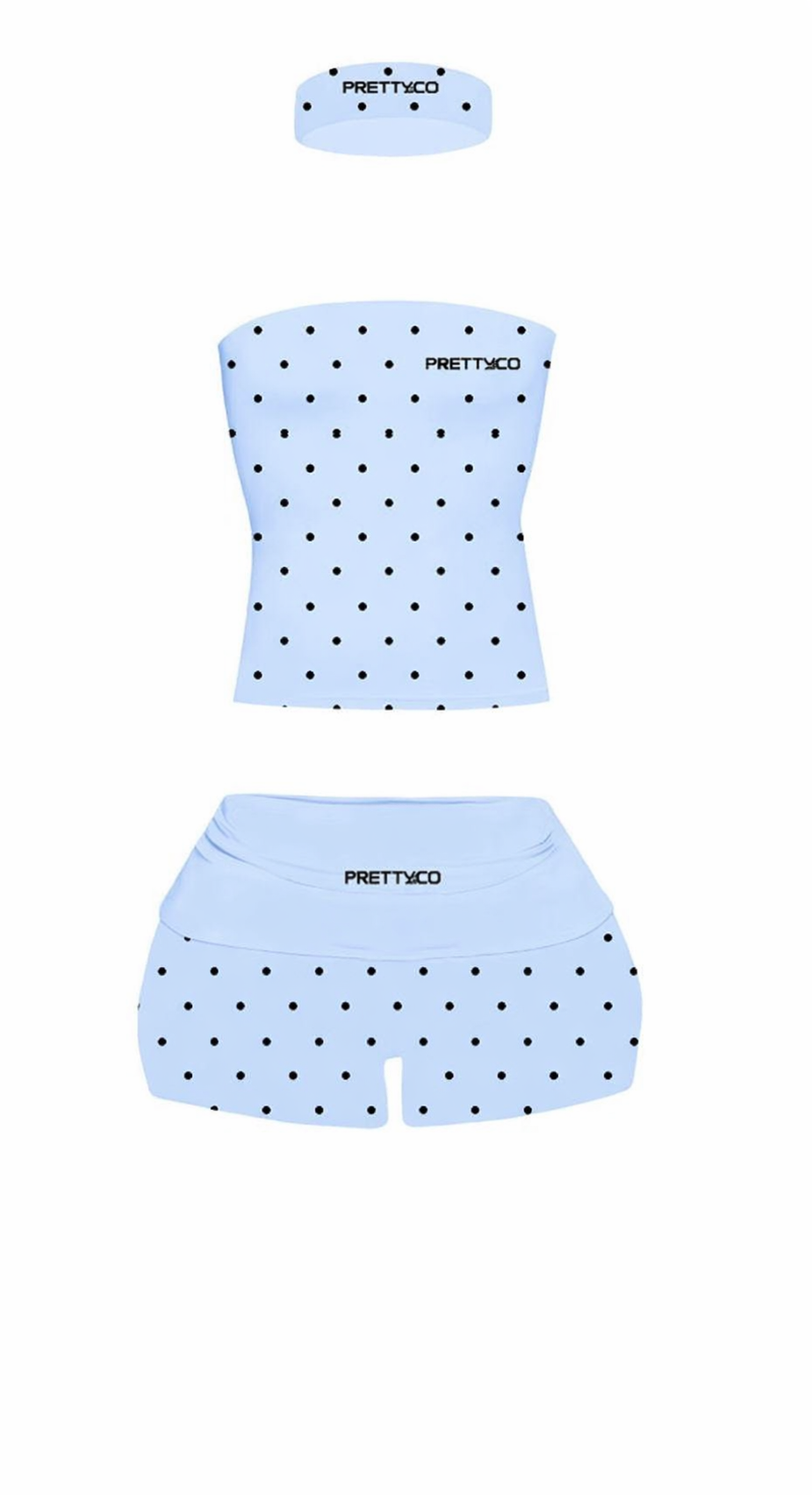 Sleeveless 3p set